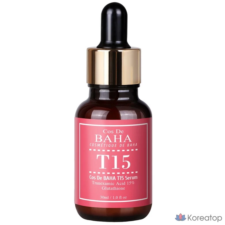 Сыворотка Cos De Baha Tranexamic Acid Glutathione T15, 30 мл, 1 шт.