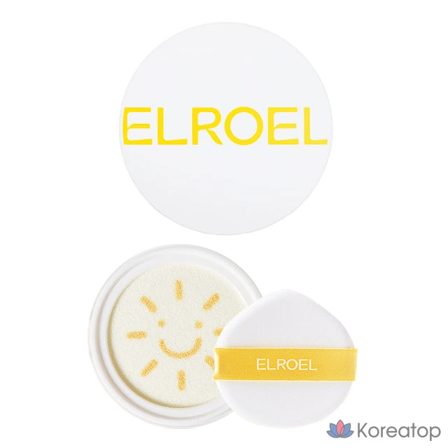Солнцезащитный кушон ELROEL Pang Pang Big Sun Cushion S9 2025 Season 9 Smile Sun Cushion, 25 г, 2 шт.