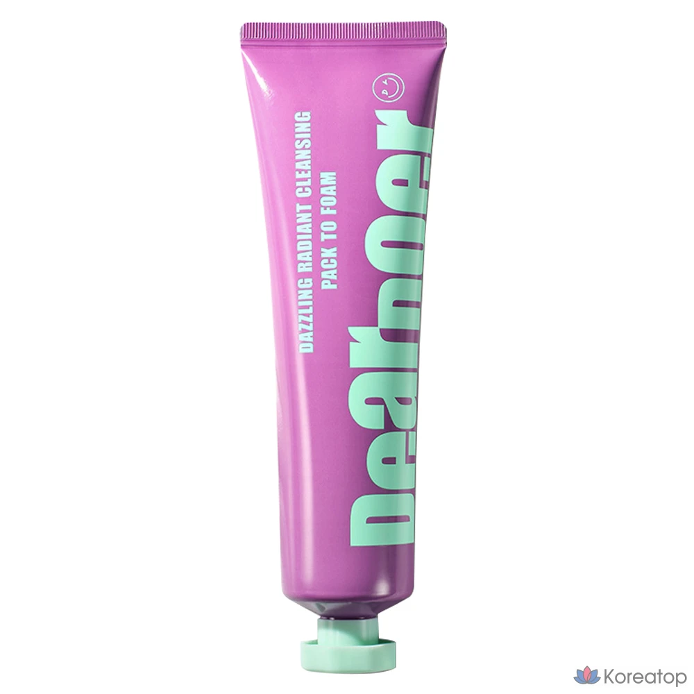 Очищающая пенка для лица Dear Doer Vegan Dazzling Radiant Packtofoam, 1 шт., 100 мл