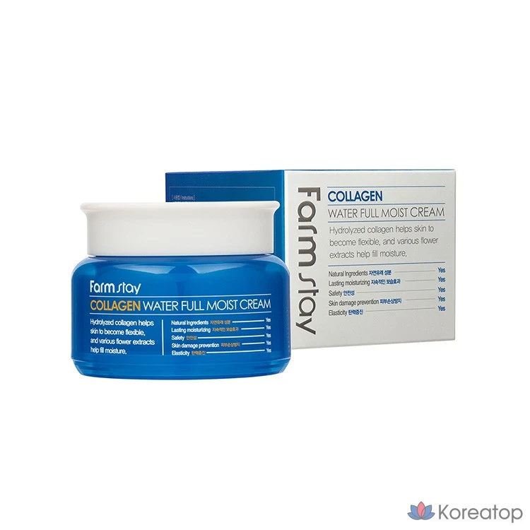 Крем FarmStay Collagen Water Full Moist Cream, 100 г, 1 шт.