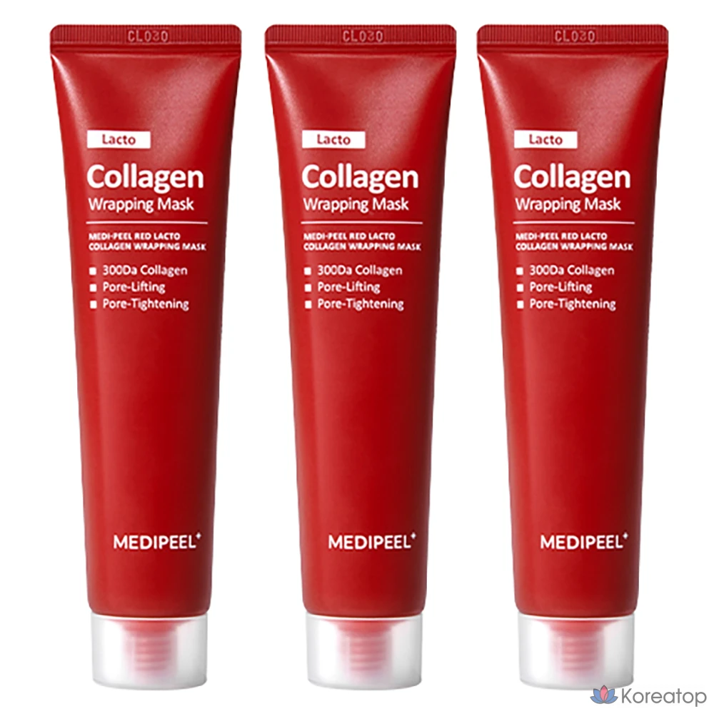 Маска для лица Medi-Peel Red Lactic Acid Collagen Wrapping Mask, 70 мл, 3 шт.