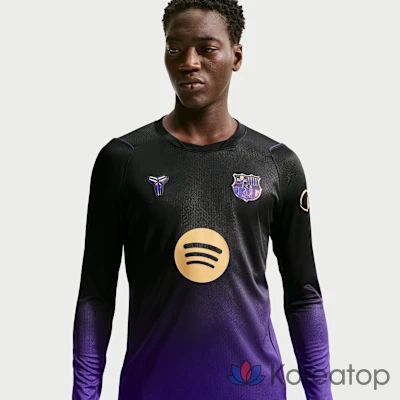 Футбольная футболка мужская Nike FC Barcelona 2026/27 Stadium Away Kobi Dri-FIT Long-Sleeve Replica Jersey