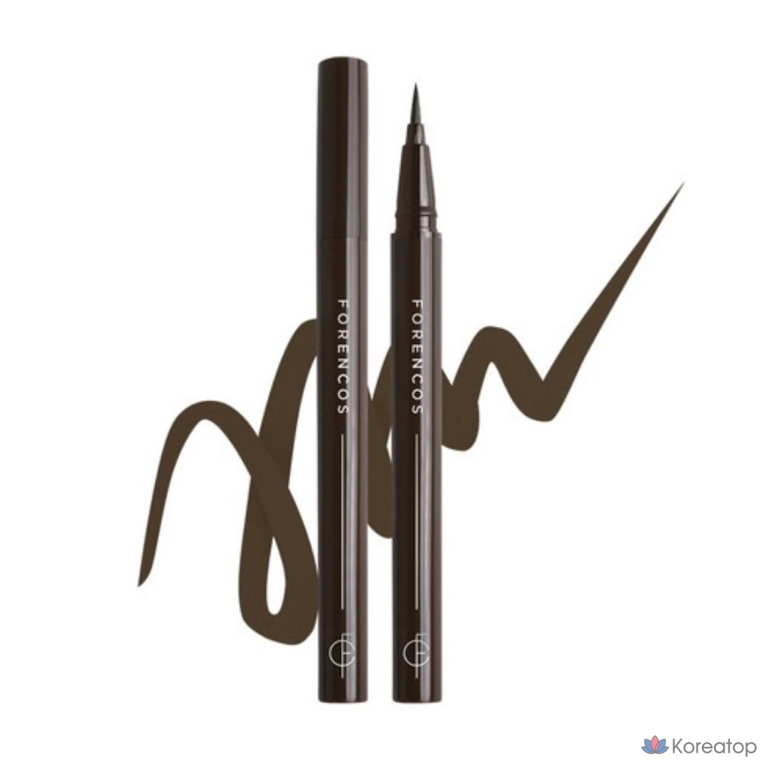 Подводка для глаз Forencos Tattoo All-Proof Eyeliner, оттенок 02 Deep Brown BW, 0.6 г, 1 шт.