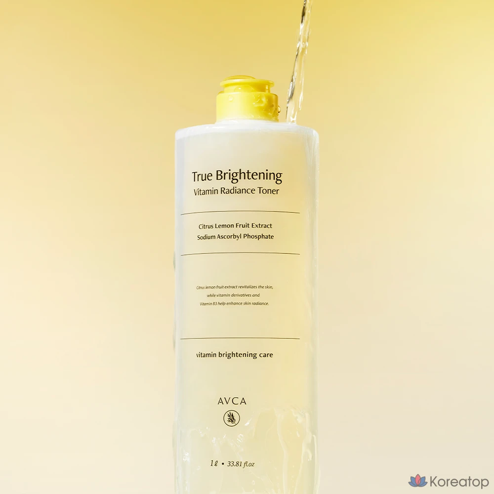 Тоник для лица AVCA True Brightening Vitamin Radiance, 1 л, 1 шт.