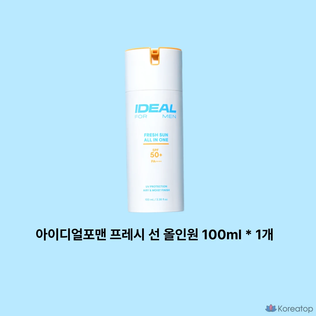 Солнцезащитный крем Ideal For Men Fresh Sun All-in-One, 100 мл, 1 шт.