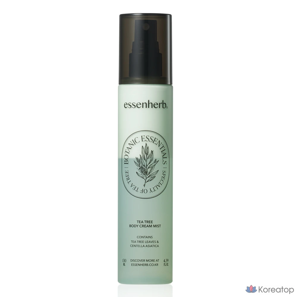 Крем-мист для тела EssenHerb Tea Tree Body Cream Mist, 130 мл, 1 шт.