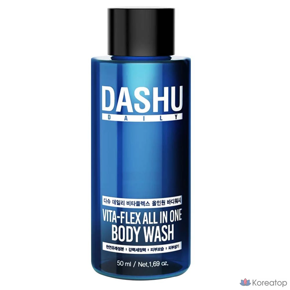 Гель для душа DASHU Daily Vitaplex All-in-One, 50 мл, 1 шт.