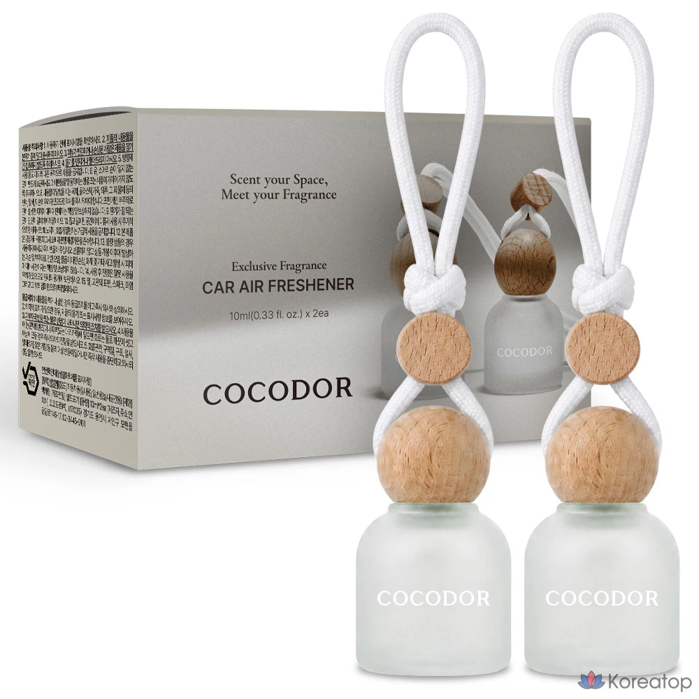 Автомобильный ароматизатор Cocodor Hanging Car Diffuser, Black Cherry, 10 мл x 2 шт.