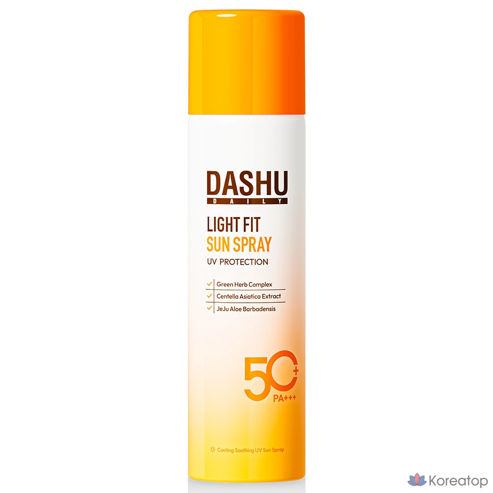 Солнцезащитный спрей Dashu Daily Lightfit SPF 50+ PA+++, 1 шт., 150 мл