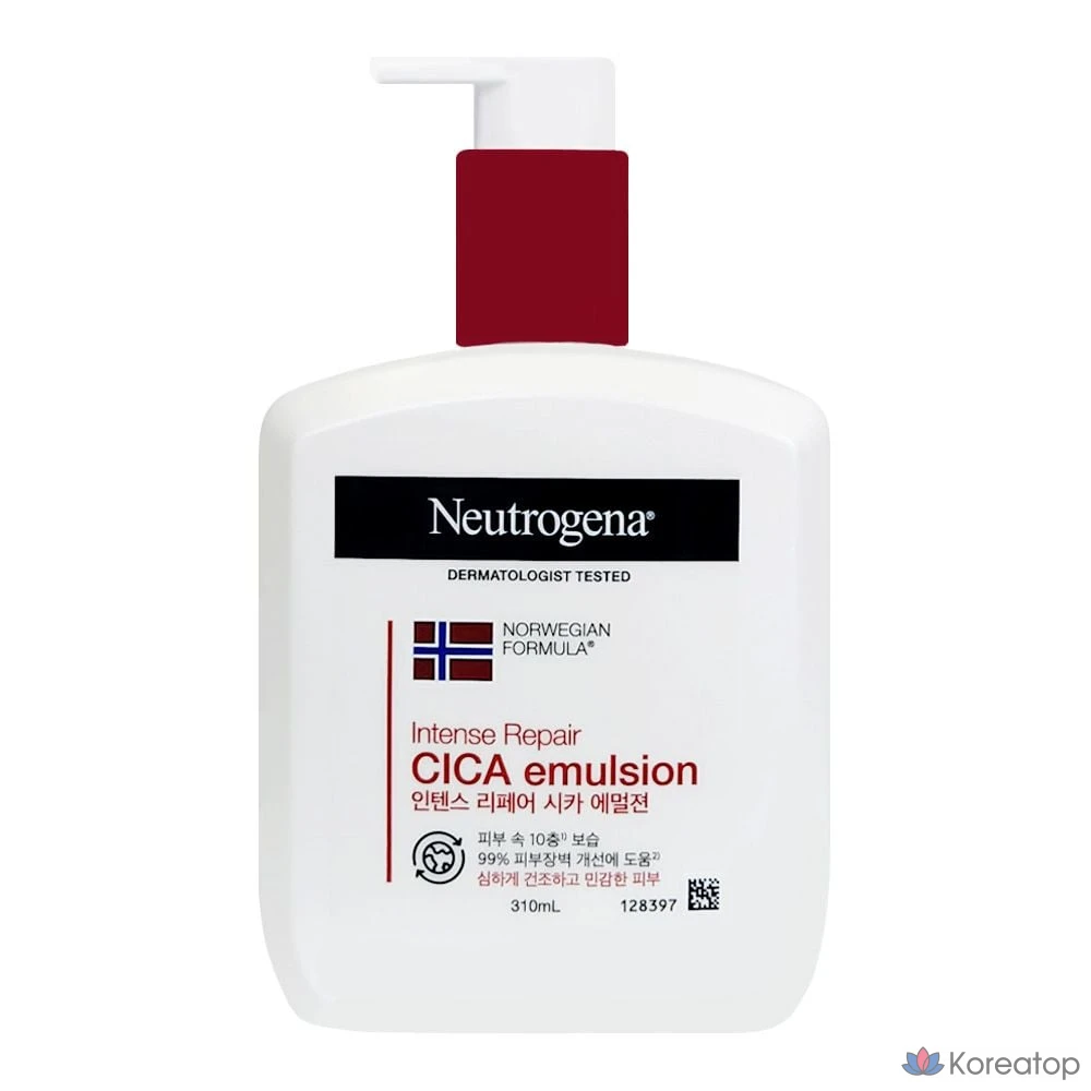 Neutrogena Intense Repair Cica Emulsion, 310ml