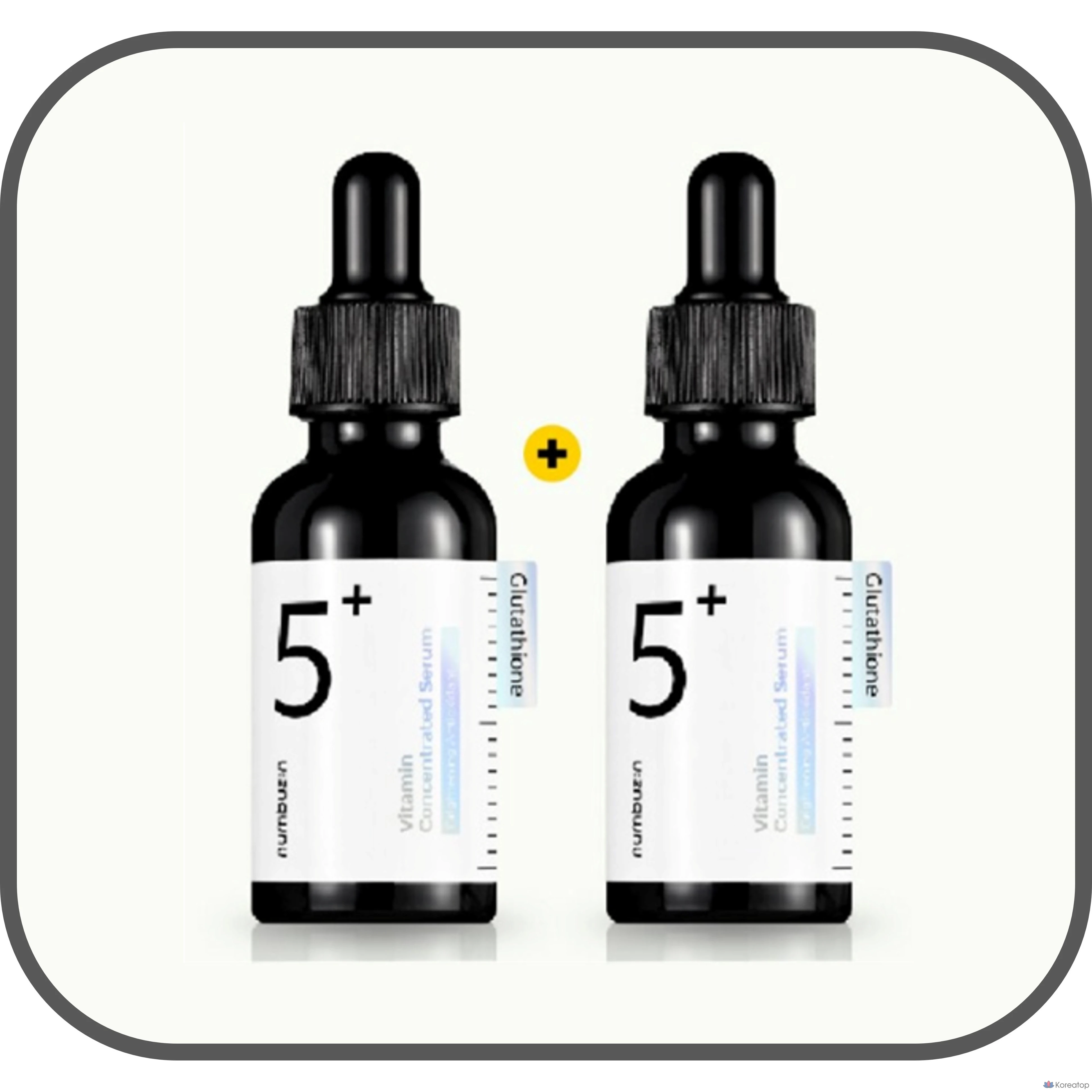 Ампула Numbersin № 5 с глутатионом C для борьбы с пигментными пятнами, веснушками, мелазмой и скрытыми дефектами кожи. 60 мл, 1 шт.