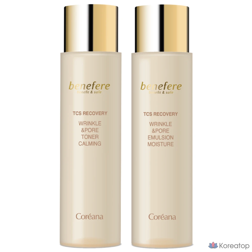 Coreana Benepere Лосьон для кожи при морщинах и сужении пор, 1 набор