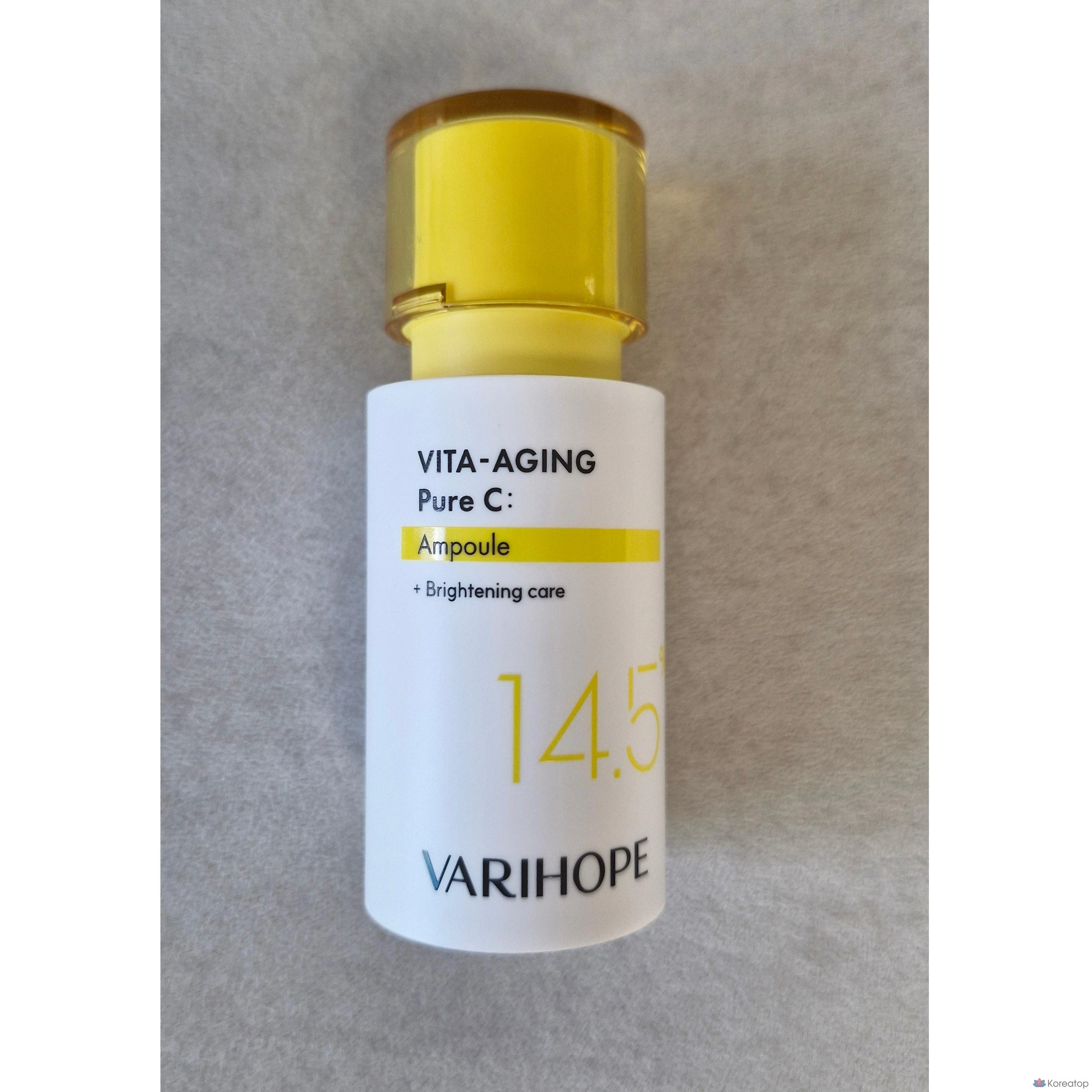 Ампульная сыворотка VARI:HOPE Vita Aging Pure C Whitening Ampoule, 20 мл, 1 шт.
