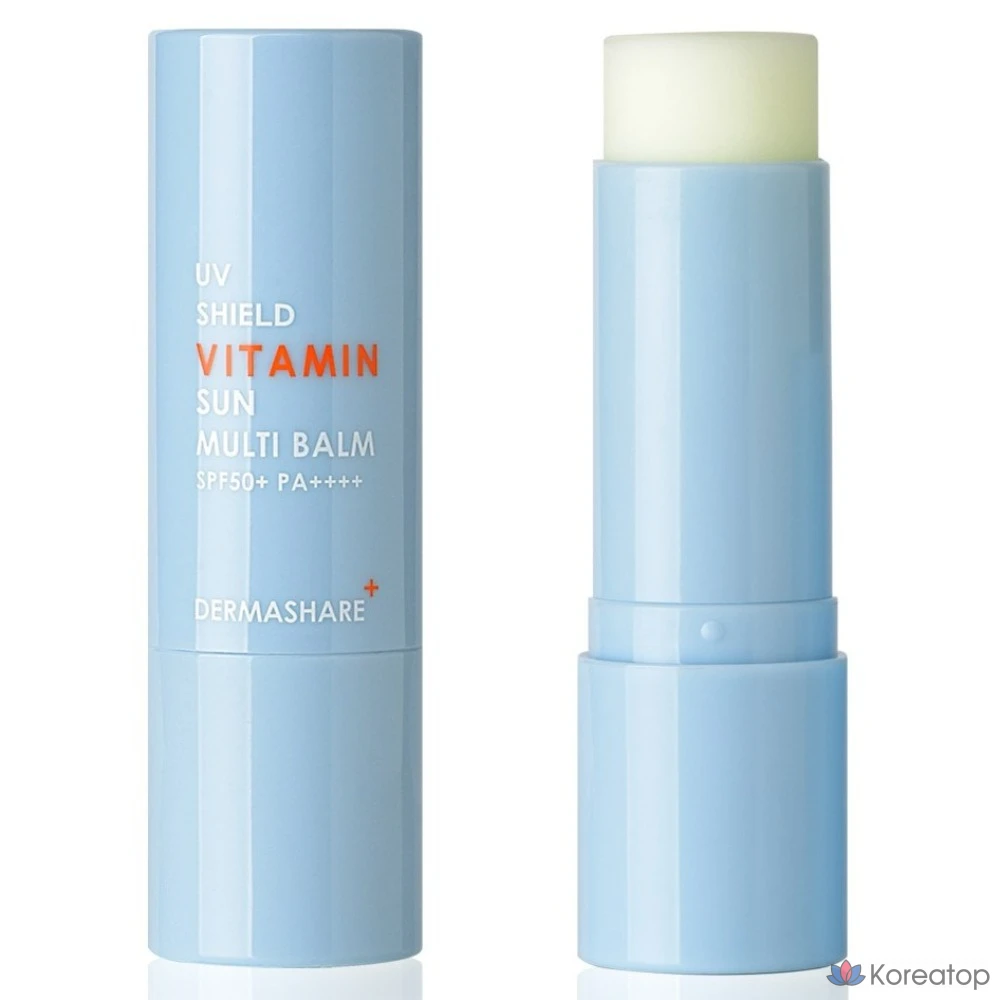 Бальзам для лица Dermashare UV Shield Vitamin Sun Multi Balm SPF 50+ PA++++, 11 г, 1 шт.