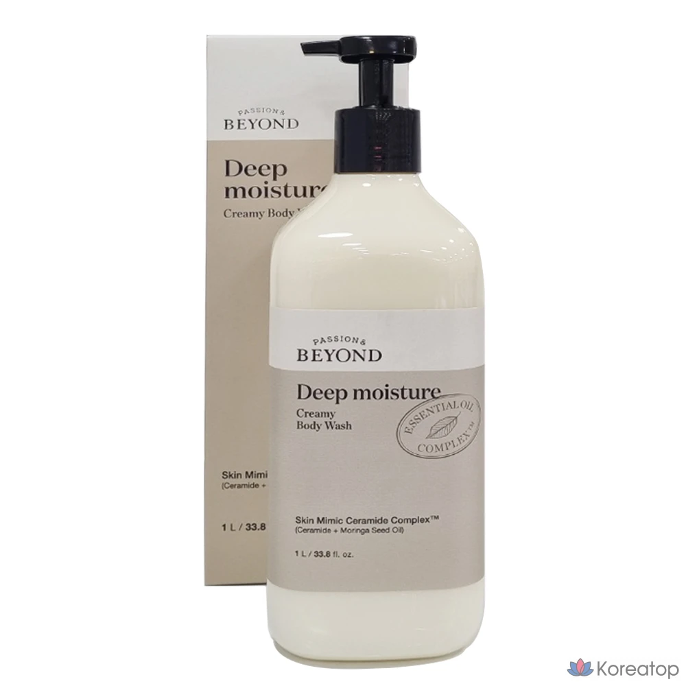 Увлажняющий крем-гель для душа BEYOND Deep Moisture Creamy Body Wash, 1 л, 1 шт.