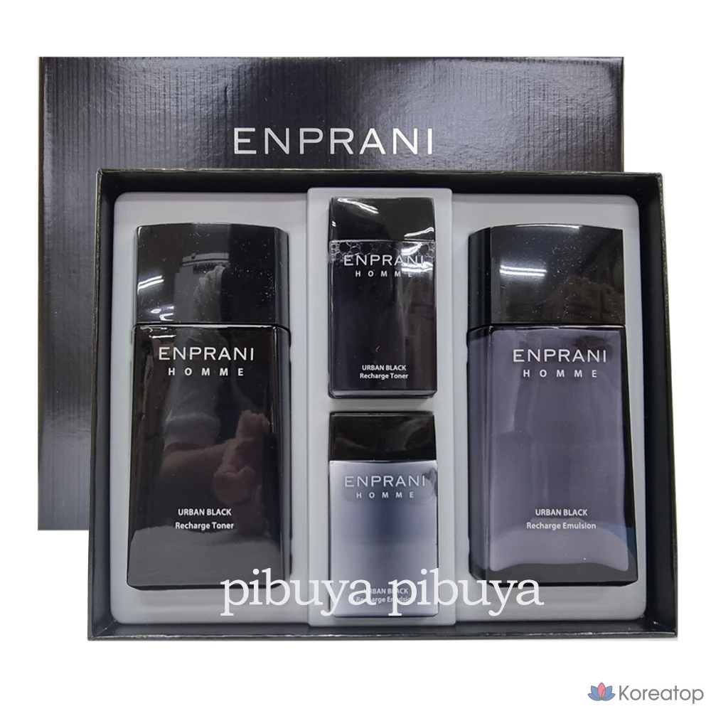 Enprani Homme Urban Black 2-piece men's elastic nutrition 3398392, 1 set