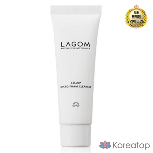 Пенка для умывания очищающая деликатная Lagom, 30 мл