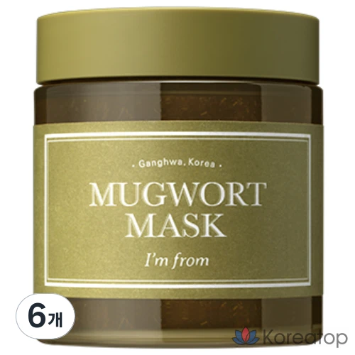 Тканевая маска для лица I'm From Mugwort Mask, 6 шт.