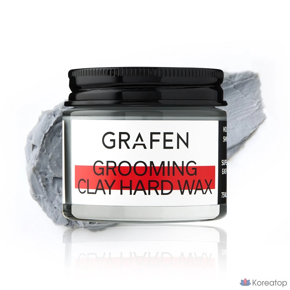 Глина для укладки волос с графеном, твердый воск для волос, 75 г, 1 упаковка