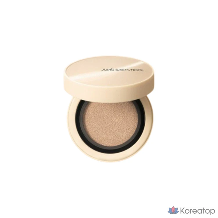 Тональный крем-кушон Jungsaemmool Skin Nude Cover Layer Cushion, основной блок + сменный блок, средний размер, 1 шт.