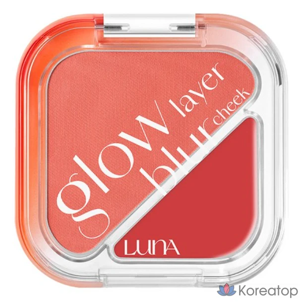 Румяна Luna Glow Layer Blur Cheek, 8,5 г, оттенок 04 Shy Red, 1 шт.