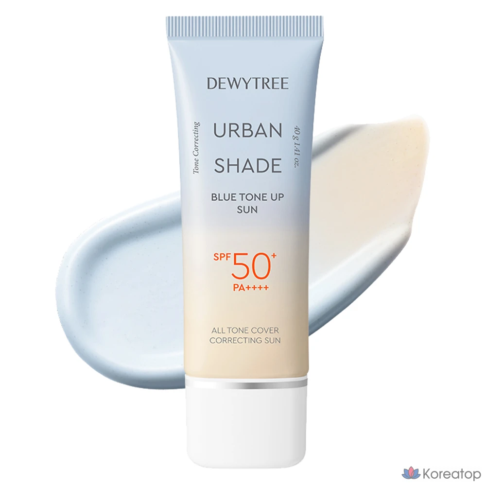 Солнцезащитный крем Dewytree Urban Shade Blue Tone-Up SPF50+ PA++++, 40 г, 1 шт.