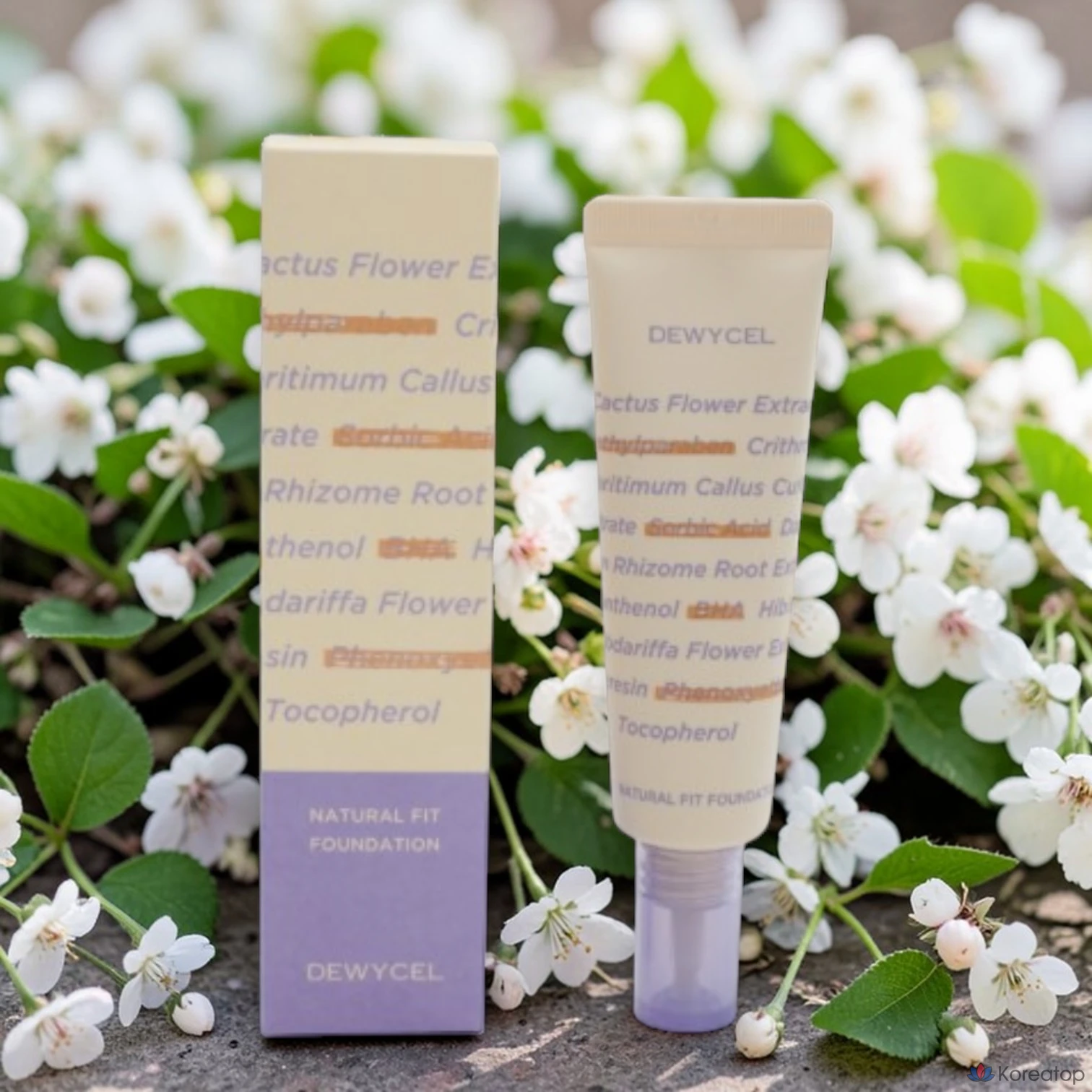 Фундация DEWYCEL Natural Fit Foundation, оттенок Natural Beige, 30 мл, 1 шт.