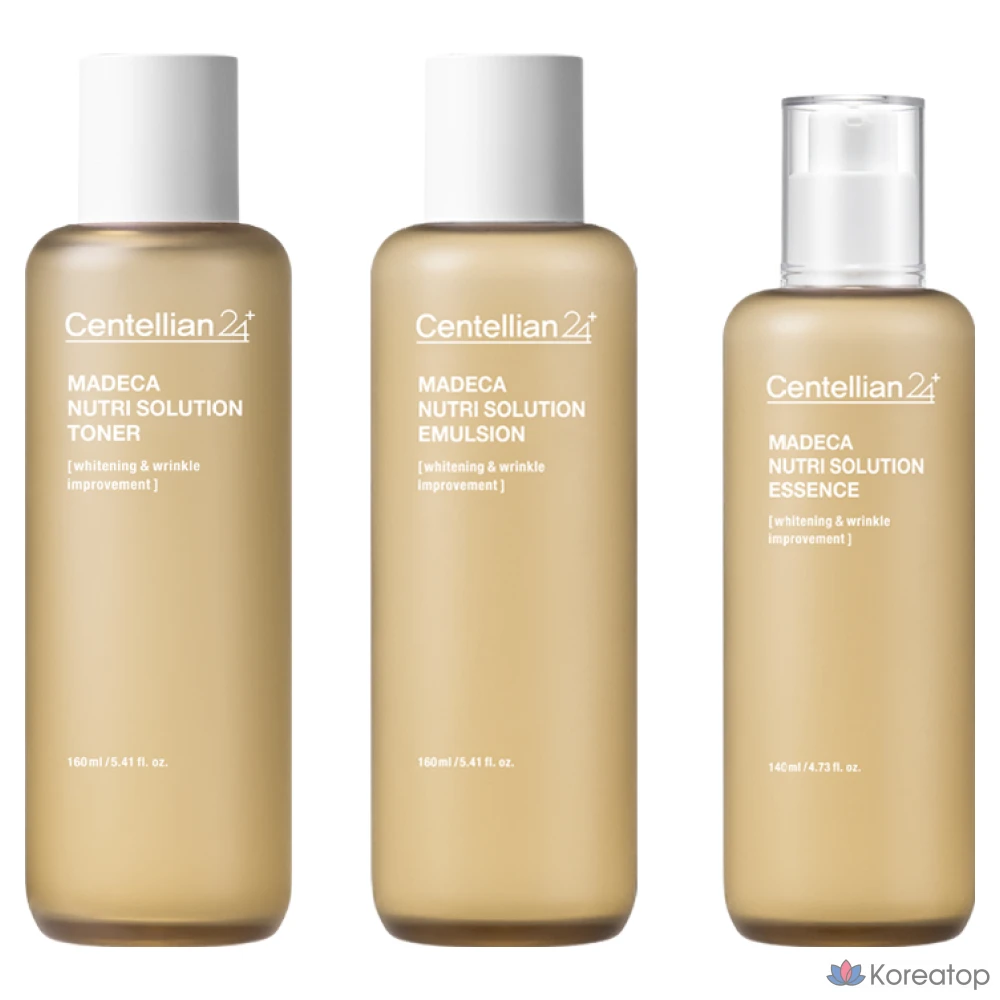 Эмульсия Centellian24 Madeca Nutrition Solution, 150 мл + Тонер 150 мл + Эссенция 130 мл, 1 шт.