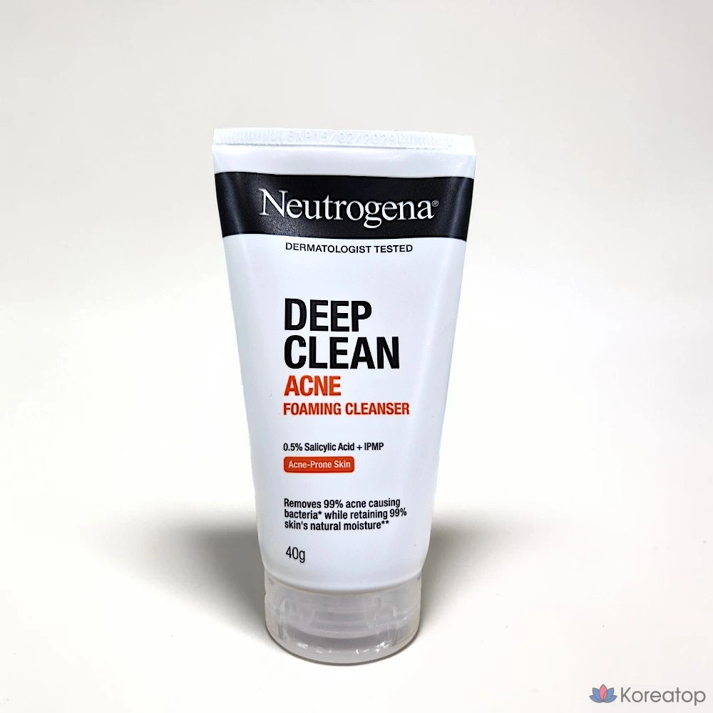 Пенка для умывания Neutrogena Deep Clean Foaming Cleanser, 40 г, 1 шт.