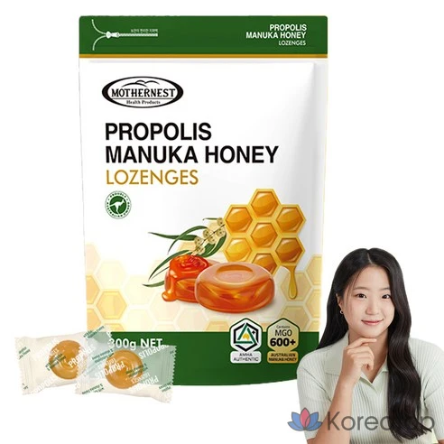 Леденцы с прополисом и манука медом MGO600 Plus Mothernest, 300 г