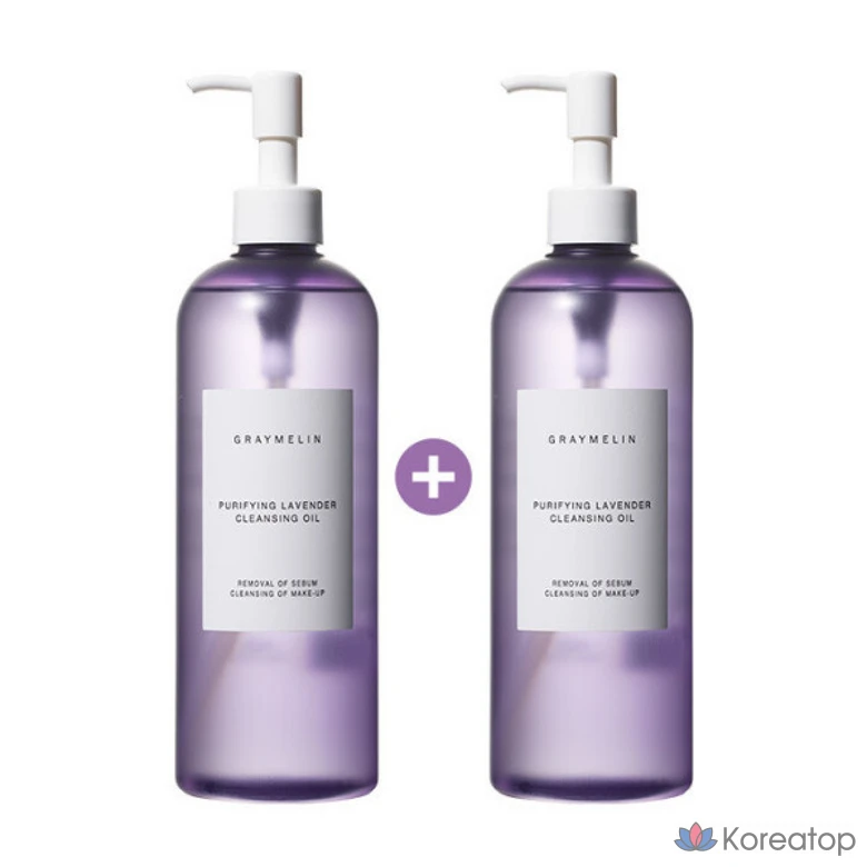 Очищающее масло Graymelin Purifying Lavender Cleansing Oil, 400 мл, 2 шт.