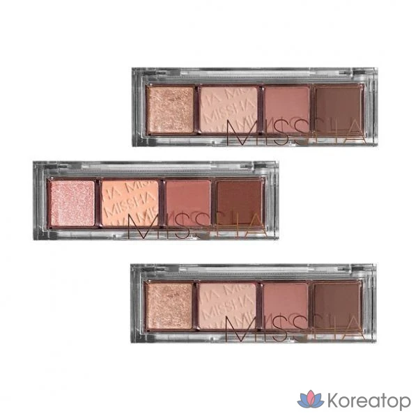 Палитра для лица Missha Day Vibe Palette, оттенок 2 Bouncy Coral, 1 шт.