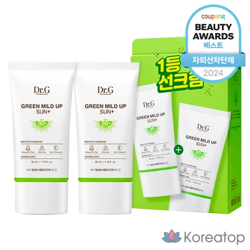 Солнцезащитный крем для чувствительной кожи Dr.G, 35 мл