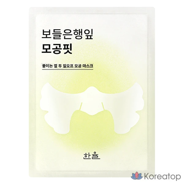 Тканевая маска для лица HANYUL Bodeul Eunnip Pore Fit Mask, 10 г, 1 шт.