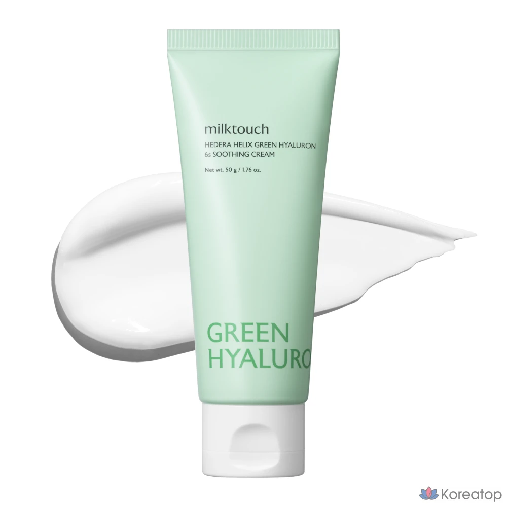 Увлажняющий крем Milk Touch Ivy Green Hyaluronic 6 Seconds Moisture Cream Tube, 50 г, 1 шт.