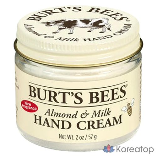 Крем для рук Burt's Bees с миндальным молоком и пчелиным воском, 57 г, 1 шт.