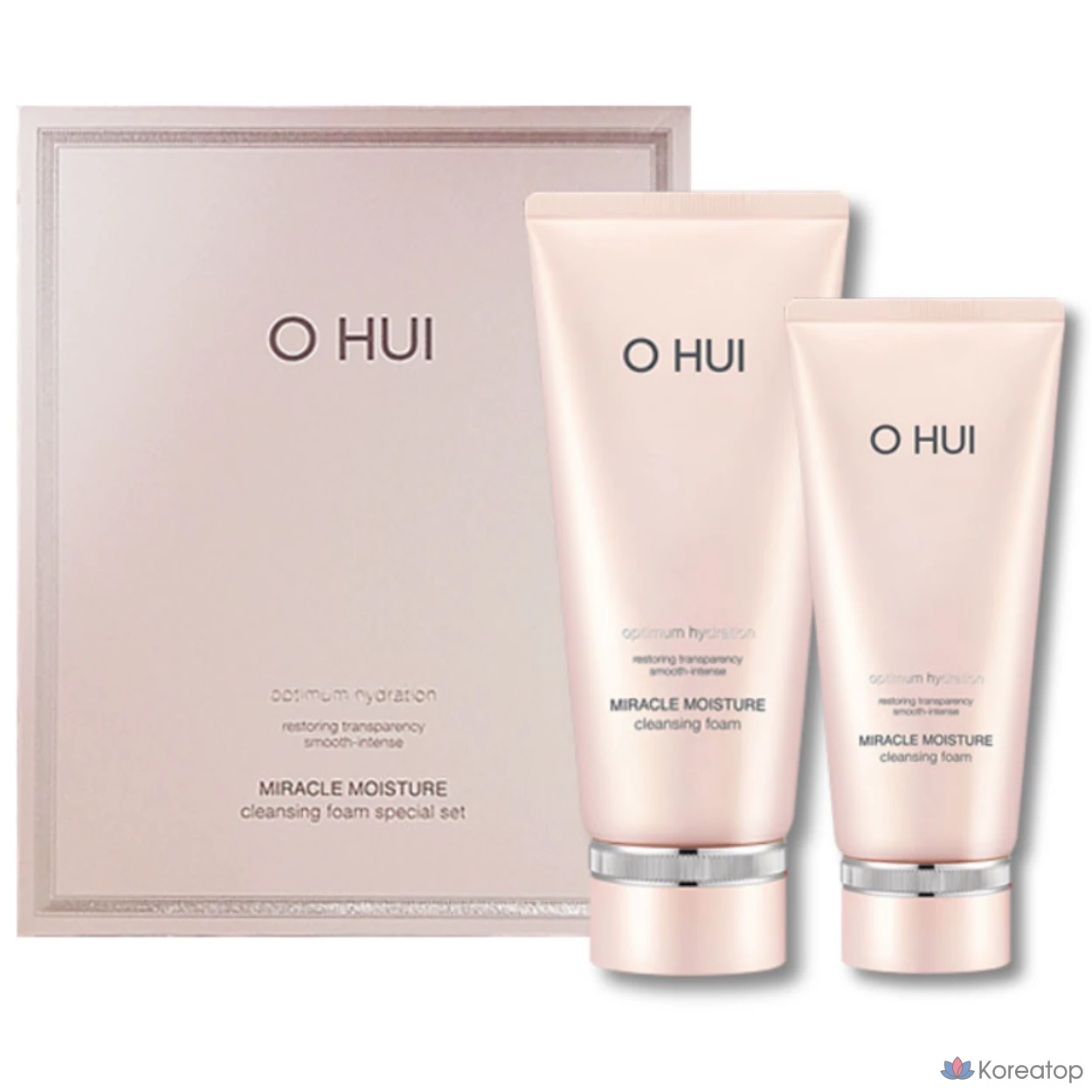 Очищающая пенка Ohui Miracle Moisture Cleansing Foam Set (200 мл + 100 мл), 1 шт.