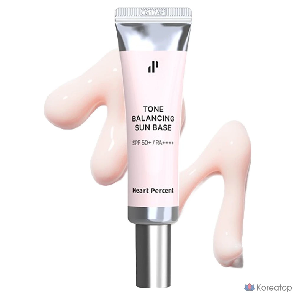 Солнцезащитная основа Heart Percent Tone Balancing Sun Base SPF50+ PA++++, 30 мл, 1 шт.