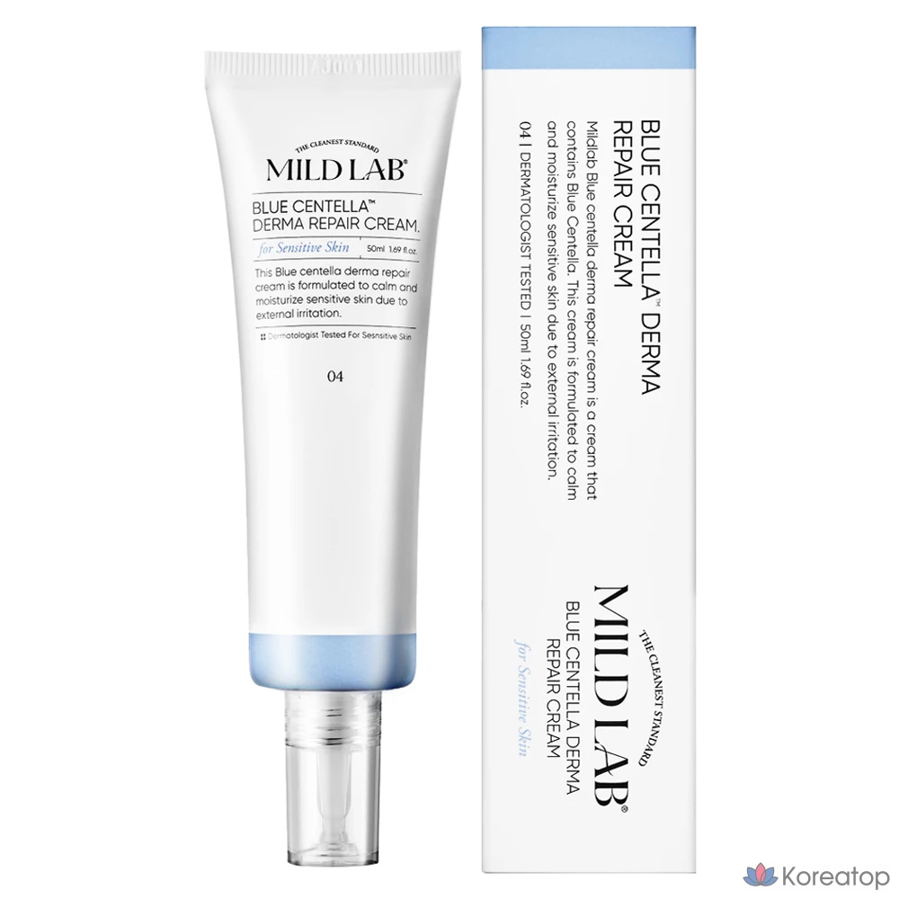 Крем для восстановления кожи Mild Lab Blue Centella Derma Repair Cream, 50 мл, 1 шт.