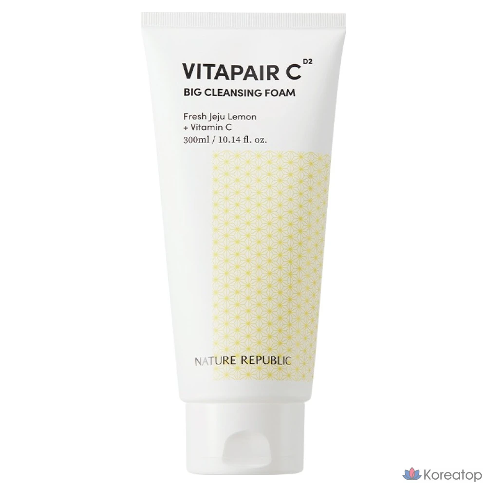 Очищающая пенка Nature Republic Vita Pair C Big Cleansing Foam, 300 мл, 1 шт.
