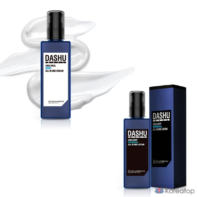 Dashu Men's Aqua Deep Waterful All-in-One Lotion 153ml Cream, 1 шт.