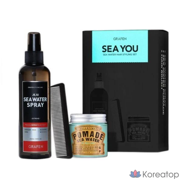 Jeju Seawater Pomade Spray, 2 предмета, 1 предмет