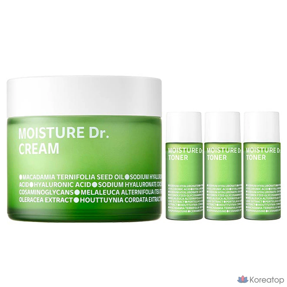 Увлажняющий крем Isoi Moisture Doctor Jang Su-jin 70 мл + тоник Moisture Doctor 8 мл (3 шт.), 1 шт.
