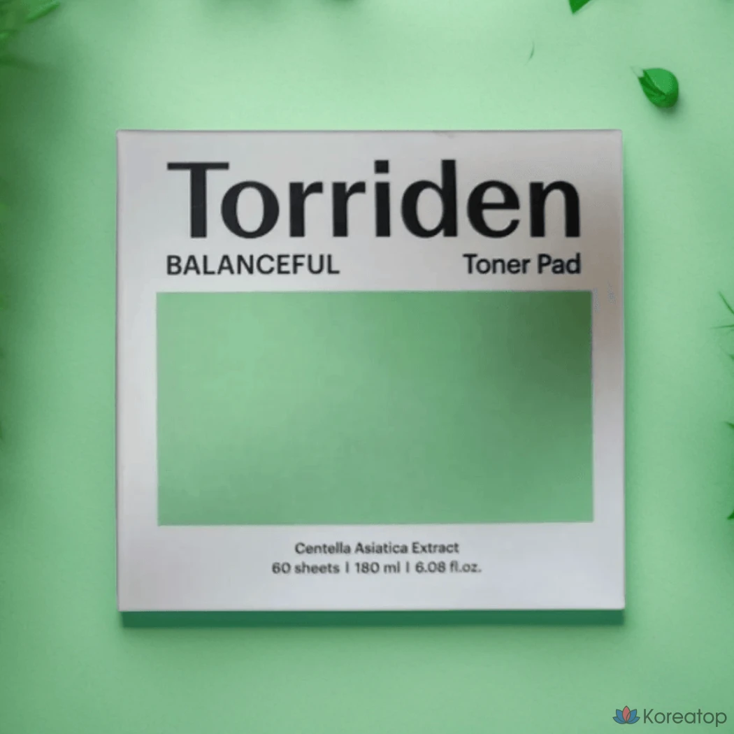 Тонизирующие подушечки Torriden Balanceful Cica, 180 мл, 60 подушечек, 1 упаковка.