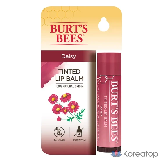 Бальзам для губ Burt's Bees Tinted Lip Balm, оттенок Daisy (Red Coral), 4.25 г, 1 шт.