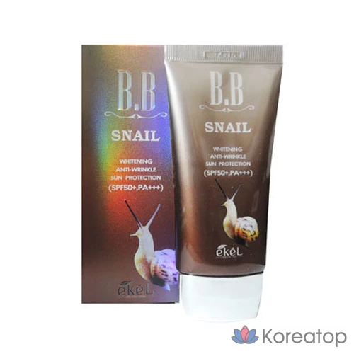 Ekel Snail BB Cream SPF50 50 мл, 1 шт.