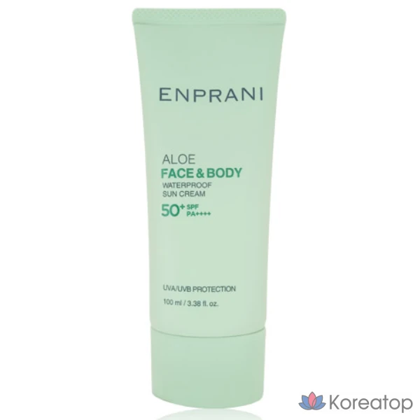 Солнцезащитный крем Enprani Aloe Waterproof Sun Cream, 100 мл, 1 шт.
