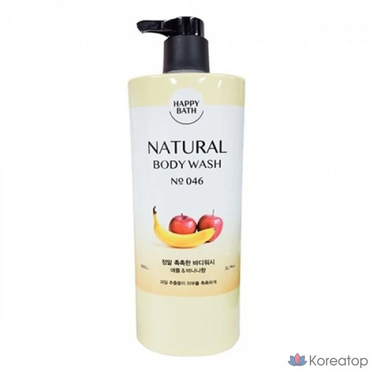 Гель для душа Happy Bath Really Moist Body Wash, аромат Apple Banana, 900 мл, 1 шт.