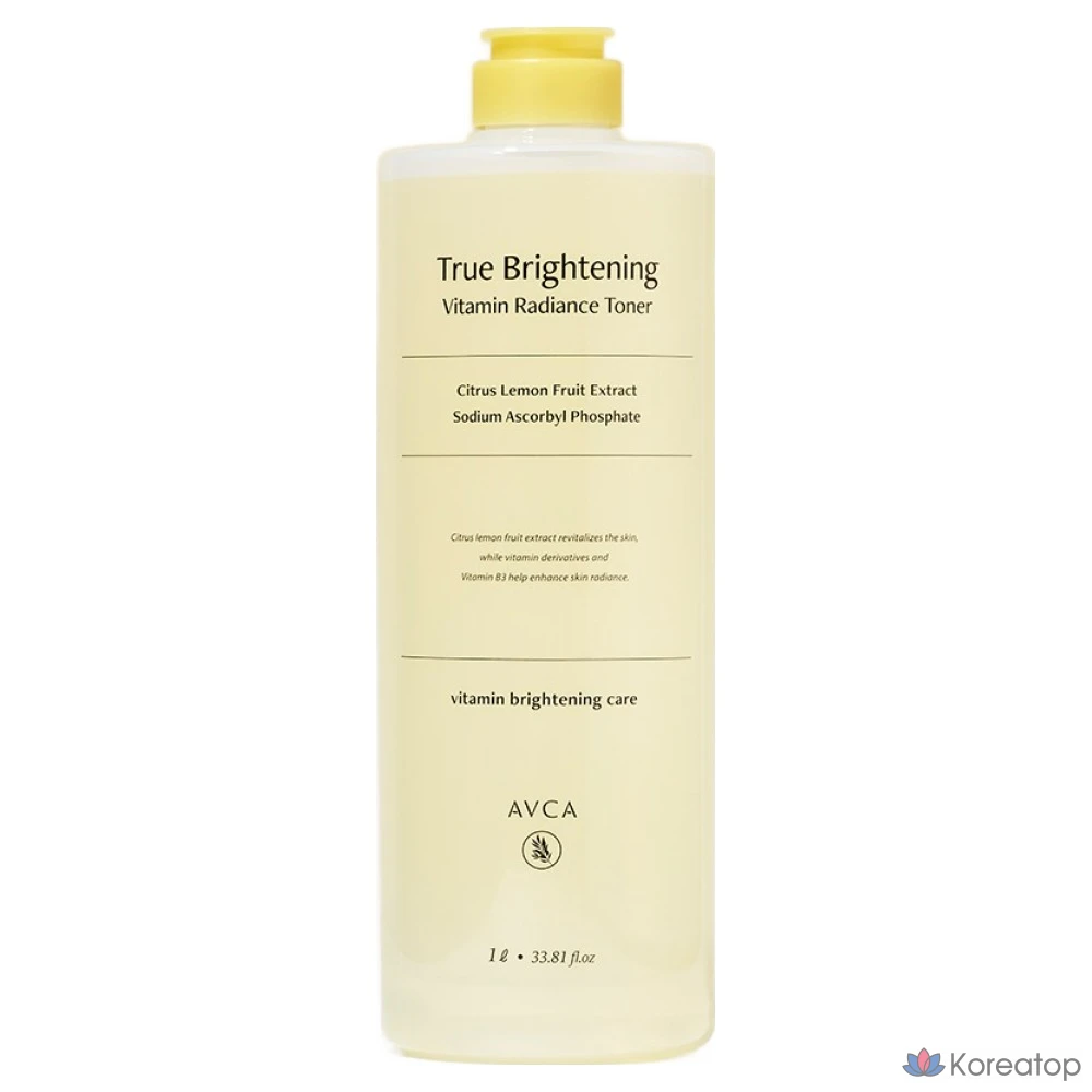 Тоник для лица AVCA True Brightening Vitamin Radiance, 1 л, 1 шт.