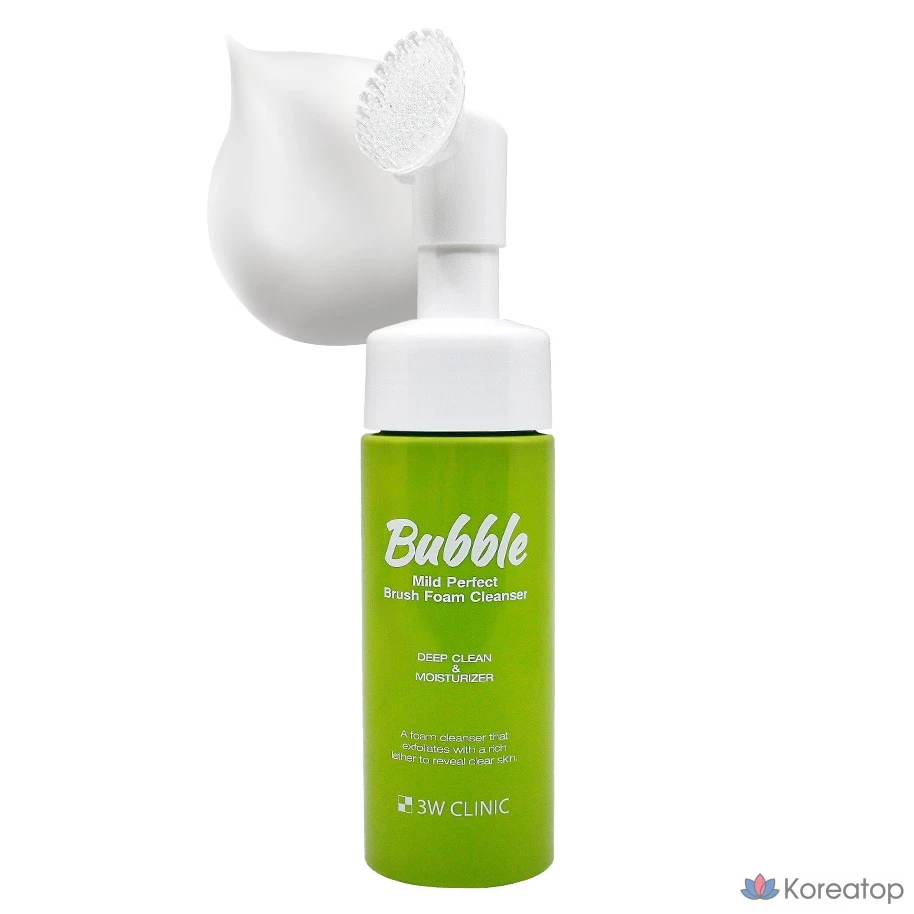Пенка для умывания 3W Clinic Mild Perfect Bubble Brush Foam Cleanser, 150 мл, 1 шт.